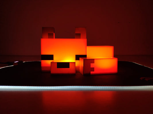 Pixel Fox Lamp – Add Epic Light to Your Gaming Setup